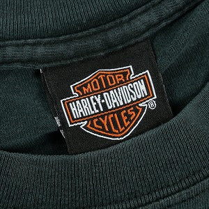 VINTAGE ヴィンテージ Harley-Davidson ハーレーダビッドソン Skull Red Flame Logo LS Tee ロンT 黒 Size 【XL】 【中古品-良い】 20827825