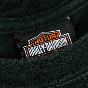 VINTAGE ヴィンテージ Harley-Davidson ハーレーダビッドソン Skull Red Flame Logo LS Tee ロンT 黒 Size 【XL】 【中古品-良い】 20827826