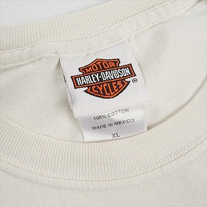 VINTAGE ヴィンテージ Harley-Davidson ハーレーダビッドソン Flame Logo LS Tee ロンT 白 Size 【XL】 【中古品-良い】 20827829