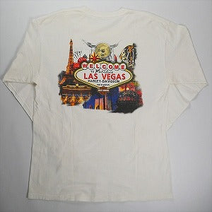 VINTAGE ヴィンテージ Harley-Davidson ハーレーダビッドソン Spade Dice Logo LS Tee ロンT 白 Size 【XL相当】 【中古品-良い】 20827831