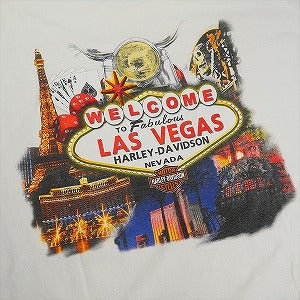 VINTAGE ヴィンテージ Harley-Davidson ハーレーダビッドソン Spade Dice Logo LS Tee ロンT 白 Size 【XL相当】 【中古品-良い】 20827831