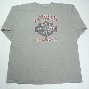 VINTAGE ヴィンテージ Harley-Davidson ハーレーダビッドソン Eagle Logo LS Tee ロンT 灰 Size 【XL】 【中古品-良い】 20827832