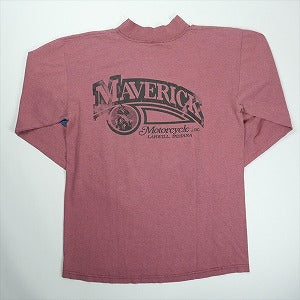 VINTAGE ヴィンテージ Harley-Davidson ハーレーダビッドソン Mock Neck Motorcycle Logo LS Tee ロンT ピンク Size 【M】 【中古品-良い】 20827834