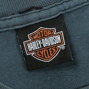 VINTAGE ヴィンテージ Harley-Davidson ハーレーダビッドソン Eagle Blue Flame Tee Tシャツ 黒 Size 【XL相当】 【中古品-良い】 20827836