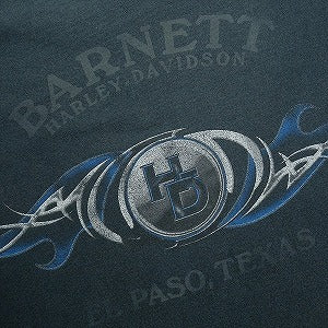 VINTAGE ヴィンテージ Harley-Davidson ハーレーダビッドソン Eagle Blue Flame Tee Tシャツ 黒 Size 【XL相当】 【中古品-良い】 20827836