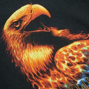 VINTAGE ヴィンテージ Harley-Davidson ハーレーダビッドソン Eagle Logo Red Flame Tee Tシャツ 黒 Size 【XL】 【中古品-良い】 20827838