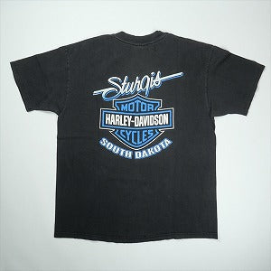 VINTAGE ヴィンテージ Harley-Davidson ハーレーダビッドソン Universe Logo Tee Tシャツ 黒 Size 【L】 【中古品-良い】 20827843