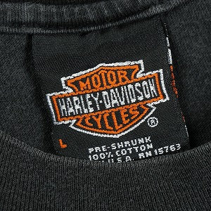 VINTAGE ヴィンテージ Harley-Davidson ハーレーダビッドソン Universe Logo Tee Tシャツ 黒 Size 【L】 【中古品-良い】 20827843