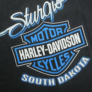 VINTAGE ヴィンテージ Harley-Davidson ハーレーダビッドソン Universe Logo Tee Tシャツ 黒 Size 【L】 【中古品-良い】 20827843