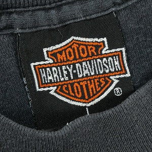 VINTAGE ヴィンテージ Harley-Davidson ハーレーダビッドソン Motorcycle Logo Tee Tシャツ 黒 Size 【L】 【中古品-良い】 20827845