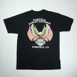 VINTAGE ヴィンテージ Harley-Davidson ハーレーダビッドソン Wolf Logo Motorcycle Tee Tシャツ 黒 Size 【L】 【中古品-良い】 20827847