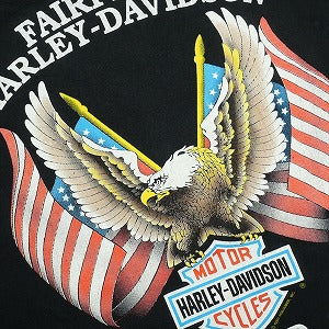 VINTAGE ヴィンテージ Harley-Davidson ハーレーダビッドソン Wolf Logo Motorcycle Tee Tシャツ 黒 Size 【L】 【中古品-良い】 20827847