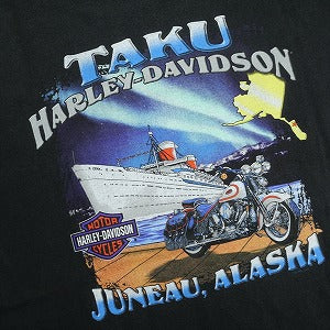 VINTAGE ヴィンテージ Harley-Davidson ハーレーダビッドソン Bare Logo Motorcycle Tee Tシャツ 黒 Size 【L】 【中古品-良い】 20827848