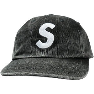 SUPREME シュプリーム 25FW Pigment Coated Canvas S Logo 6-Panel Black キャップ 黒 Size 【フリー】 【中古品-非常に良い】 20827852