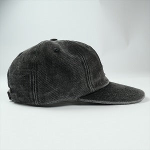 SUPREME シュプリーム 25FW Pigment Coated Canvas S Logo 6-Panel Black キャップ 黒 Size 【フリー】 【中古品-非常に良い】 20827852
