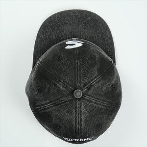 SUPREME シュプリーム 25FW Pigment Coated Canvas S Logo 6-Panel Black キャップ 黒 Size 【フリー】 【中古品-非常に良い】 20827852