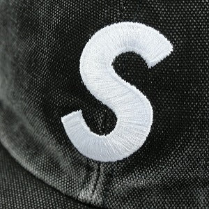 SUPREME シュプリーム 25FW Pigment Coated Canvas S Logo 6-Panel Black キャップ 黒 Size 【フリー】 【中古品-非常に良い】 20827852