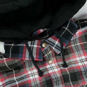 SUPREME シュプリーム ×Dickies 25FW Lined Zip Up Hooded Flannel Shirt Black 長袖シャツ 黒 Size 【M】 【新古品・未使用品】 20827853