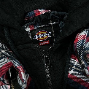 SUPREME シュプリーム ×Dickies 25FW Lined Zip Up Hooded Flannel Shirt Black 長袖シャツ 黒 Size 【M】 【新古品・未使用品】 20827853