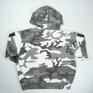 SUPREME シュプリーム 25FW Woven Patches Hooded Sweatshirt Snow Camo パーカー 白灰 Size 【S】 【中古品-ほぼ新品】 20827855