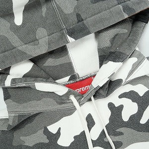 SUPREME シュプリーム 25FW Woven Patches Hooded Sweatshirt Snow Camo パーカー 白灰 Size 【S】 【中古品-ほぼ新品】 20827855