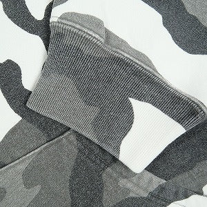 SUPREME シュプリーム 25FW Woven Patches Hooded Sweatshirt Snow Camo パーカー 白灰 Size 【S】 【中古品-ほぼ新品】 20827855