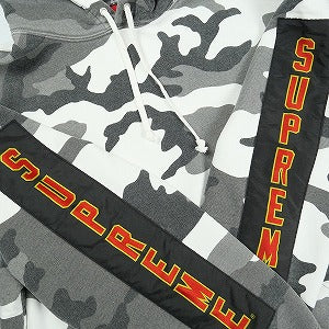 SUPREME シュプリーム 25FW Woven Patches Hooded Sweatshirt Snow Camo パーカー 白灰 Size 【S】 【中古品-ほぼ新品】 20827855