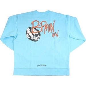 CHROME HEARTS クロム・ハーツ MATTY BOY PPO BRAIN NEW CREW NECK BLUE クルーネックスウェット 青 Size 【M】 【新古品・未使用品】 20827974