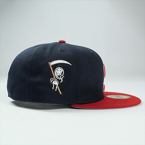 SUPREME シュプリーム 25FW Reaper S Logo New Eta Navy キャップ 紺 Size 【7　1/2(L)】 【新古品・未使用品】 20827977