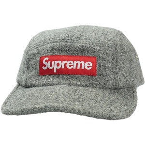 SUPREME シュプリーム 12AW Harris Tweed Camp Cap キャンプキャップ 灰 Size 【フリー】 【中古品-良い】 20827993