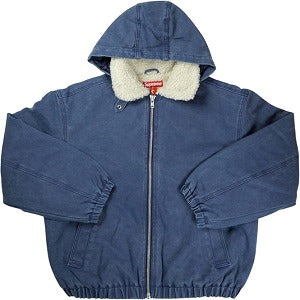 SUPREME シュプリーム 25FW Faux Shearling Lined Bomber Jacket Navy