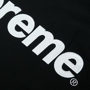SUPREME シュプリーム 25FW Satin Applique Hooded Sweatshirt Black パーカー 黒 Size 【L】 【新古品・未使用品】 20828002