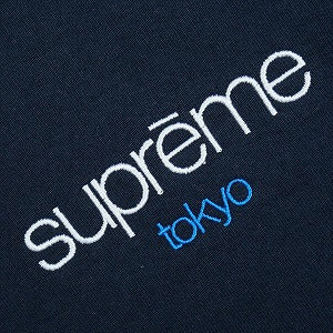 SUPREME シュプリーム 25FW Classic Logo Shop Hooded Sweatshirt Navy 日本限定スウェットパーカー 紺 Size 【L】 【新古品・未使用品】 20828008