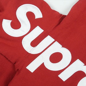 SUPREME シュプリーム 25FW Satin Applique Hooded Sweatshirt Dark Red パーカー 赤 Size 【S】 【新古品・未使用品】 20828015