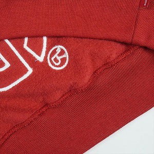 SUPREME シュプリーム 25FW Satin Applique Hooded Sweatshirt Dark Red パーカー 赤 Size 【S】 【新古品・未使用品】 20828015