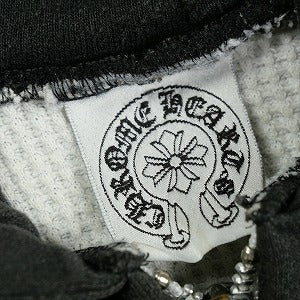 CHROME HEARTS クロム・ハーツ SCROLL THERMAL ZIP HOODIE BLACK ジップパーカー オールド 黒 Size 【L】 【中古品-良い】 20828136