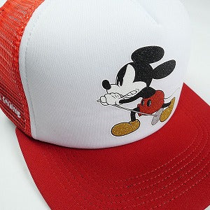 SUPREME シュプリーム ×Number ine 25FW Mickey Mouse Mesh Back 5-Panel Red メッシュキャップ 赤 Size 【フリー】 【新古品・未使用品】 20828158