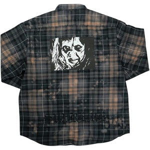 SUPREME シュプリーム ×The Exorcist 25FW Flannel Shirt Black 長袖シャツ 黒 Size 【L】 【新古品・未使用品】 20828168
