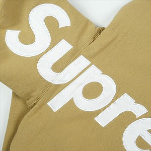 SUPREME シュプリーム 25FW Satin Applique Hooded Sweatshirt Light Tan パーカー タン Size 【M】 【新古品・未使用品】 20828383