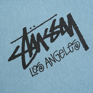 STUSSY ステューシー STOCK LOS ANGELES HOOD  SLATE LA限定パーカー 水色 Size 【S】 【新古品・未使用品】 20828399