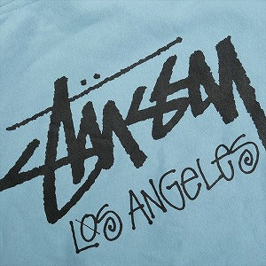 STUSSY ステューシー STOCK LOS ANGELES HOOD  SLATE LA限定パーカー 水色 Size 【S】 【新古品・未使用品】 20828399