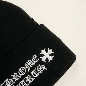 CHROME HEARTS クロム・ハーツ WATCH CAP BLACK/WHITE ビーニー 黒 Size 【フリー】 【新古品・未使用品】 20828414