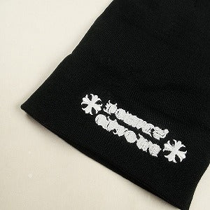 CHROME HEARTS クロム・ハーツ WATCH CAP BLACK/WHITE ビーニー 黒 Size 【フリー】 【新古品・未使用品】 20828414