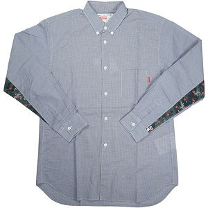 SUPREME シュプリーム × COMME des GARCONS SHIRT 13SS Gusset Shirt シャツ 紺 Size 【S】 【中古品-良い】 20828417