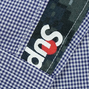 SUPREME シュプリーム × COMME des GARCONS SHIRT 13SS Gusset Shirt シャツ 紺 Size 【S】 【中古品-良い】 20828417