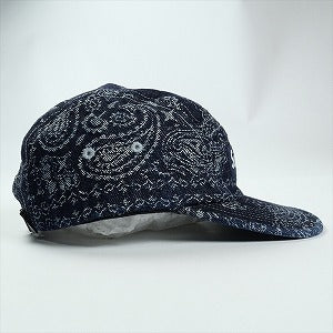 SUPREME シュプリーム 25SS Bandana Jacquard Denim Camp Cap Indigo キャンプキャップ インディゴ Size 【フリー】 【中古品-非常に良い】 20828418
