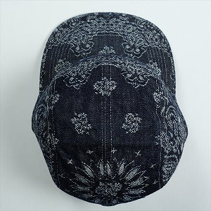 SUPREME シュプリーム 25SS Bandana Jacquard Denim Camp Cap Indigo キャンプキャップ インディゴ Size 【フリー】 【中古品-非常に良い】 20828418