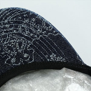 SUPREME シュプリーム 25SS Bandana Jacquard Denim Camp Cap Indigo キャンプキャップ インディゴ Size 【フリー】 【中古品-非常に良い】 20828418