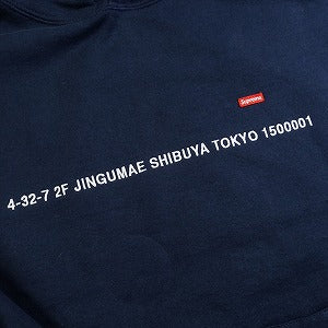 SUPREME シュプリーム 23AW Shop Small Box Hooded Sweatshirt Navy 東京限定スウェットパーカー 紺 Size 【XL】 【新古品・未使用品】 20828452