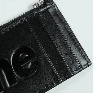 SUPREME シュプリーム 25FW Leather Zip Card Holder Black カードケース 黒 Size 【フリー】 【新古品・未使用品】 20828462